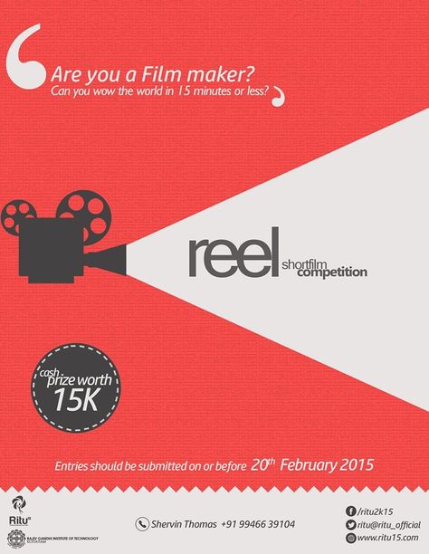 Reel Reels Competition Poster, Graphic Deisgn, Studio Workspace, Design Studio Workspace, Film Reels, Post Ad, Construction Logo, Movie Themes, Poster Designs