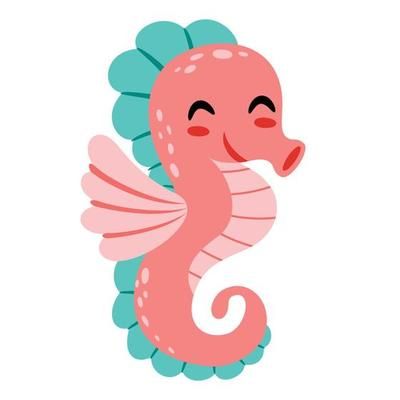 Seahorse Cartoon, Seahorse Drawing, Water Creatures, Learning Websites, The Cartoon, Cartoon Drawing, Cityscape Photos, Logo Banners, Ocean Creatures