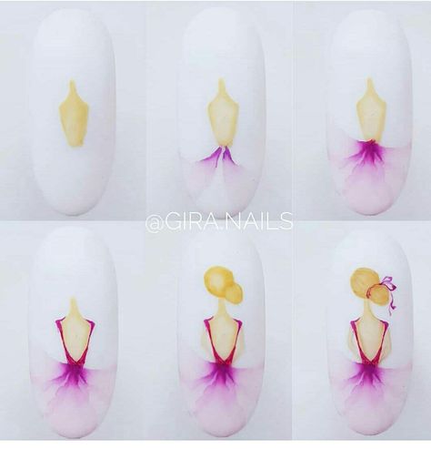 Hur Man Ritar Blommor, Silhouette Nails, Watercolor Nails, Aqua Nails, City Nails, Animal Nail Art, Water Color Nails, Art Deco Nails, Nail Art Pictures