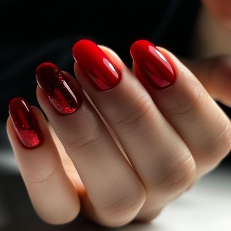 red-nail-designs Red Nail Design, Hot Nail Designs, Red Nail Polish, Red Nail Designs, Cute Gel Nails, Red Nail, Hot Nails, Delicate Design, Red Hot