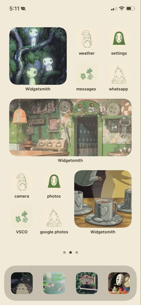 Ghibli Iphone Icons, Studio Ghibli Ios 16 Wallpaper, Ios 16 Studio Ghibli, Phone Themes Studio Ghibli, Cute Ios Themes, Studio Ghibli Ipad Layout, Ghibli Ios 16, Studio Ghibli Ios 16, Studio Ghibli Iphone Theme