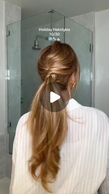 Ang Wells | Low pony with a twist 🪄
#holidayhair #holidayhairstyle #hairtutorial | Instagram Holiday Hairstyles, Hair Transformation, Hair Tutorial, Hair Stylist, Outfit Ideas, Twist, Long Hair Styles, Hair Styles, Hair