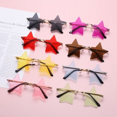 Just found this amazing item on AliExpress. Check it out! Rp19,626 30％ Off | Rimless Star Shape Sunglasses Driving Trendy Eyeglasses Women Men Party Glasses Funny Pentagram Eyewear Christmas Decor Shape Party, Glasses Sun, Funky Glasses, Shape Sunglasses, Men Party, Party Glasses, Funny Glasses, Man Party, Sun With Sunglasses