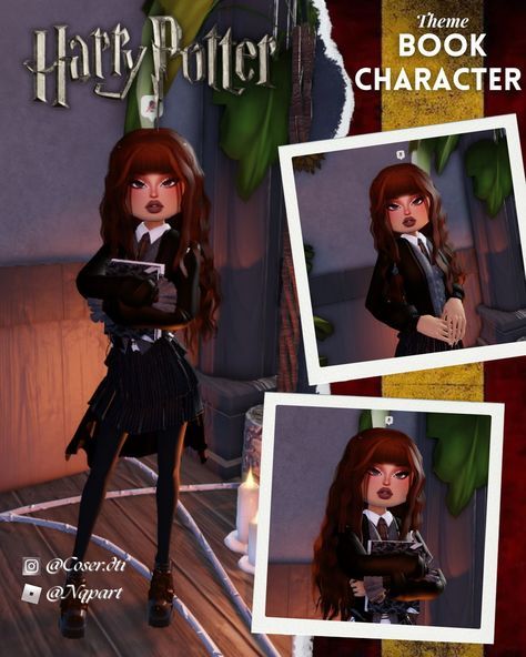 Book Character Cosplay, Character Cosplay, Theme Harry Potter, Harry Potter Theme, Book Character, Cosplay Halloween, Hermione Granger, Character Outfits, Book Characters