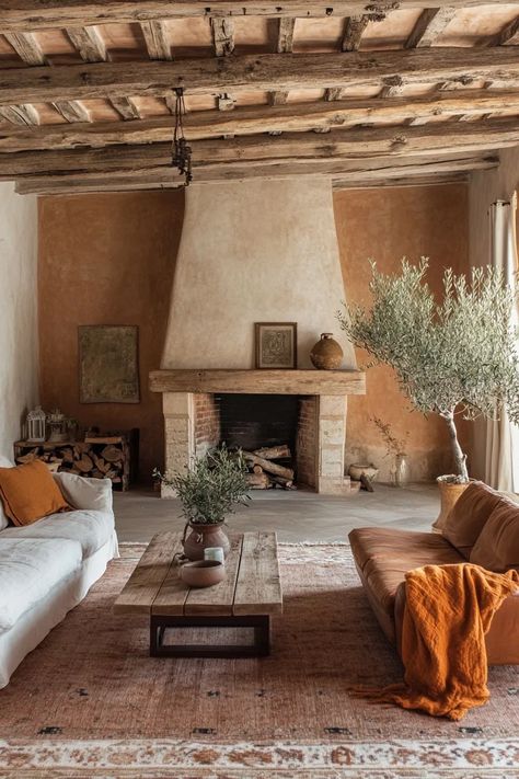 Italian Country Home Exterior, Tuscan Kitchen Ideas Rustic Italian, Italian Color Palette, Italian Country Home, Terracotta Walls, Tuscan Interior, Country Home Exterior, Tuscany Style, Italian Country