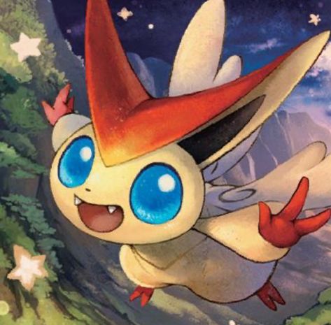 Pokémon Icon || Victini Pikachu, Pokemon, Stars, Blue, Pokémon