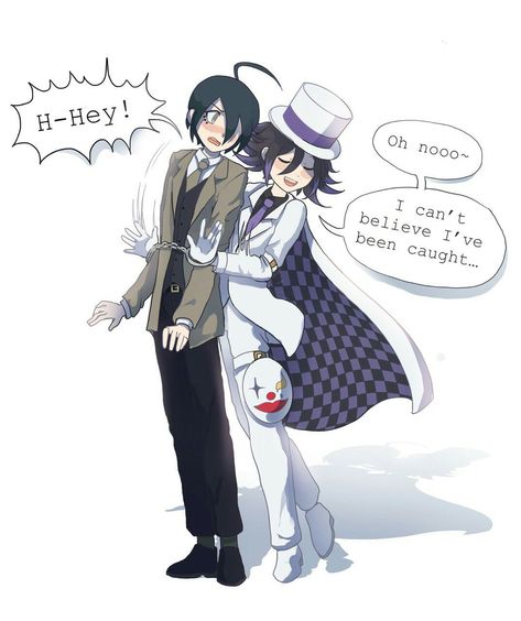 Phantom Thief, Shuichi Saihara, Danganronpa Game, Danganronpa Funny, Kokichi Ouma, Fun Brain, Danganronpa Memes, Ship Drawing, Danganronpa 3