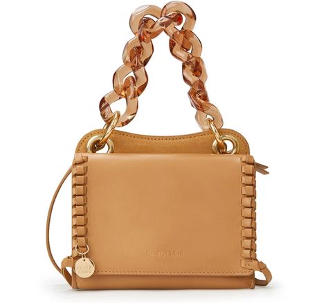 Women's Tilda mini bag | SEE BY CHLOE | 24S Designer Tan Bag With Detachable Handle, Luxury Tan Bag With Detachable Handle, Tan Shoulder Bag With Detachable Handle For On-the-go, Evening Dresses Online, Women's Evening Dresses, See By Chloe, Best Bags, Online Bags, Kate Spade Crossbody