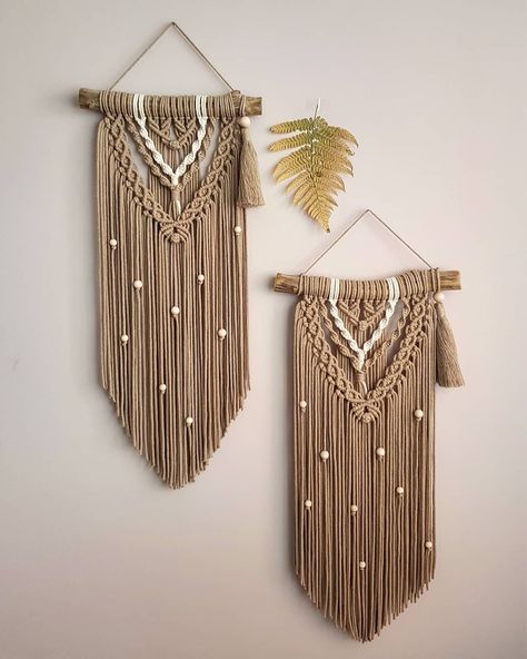 Creative Habits, Grey Macrame, Boho Crafts Diy, Small Wall Hangings, Macrame Wall Hanging Patterns, Mini Wall, Macrame Patterns Tutorials, Hanging Macrame, Macrame Ideas