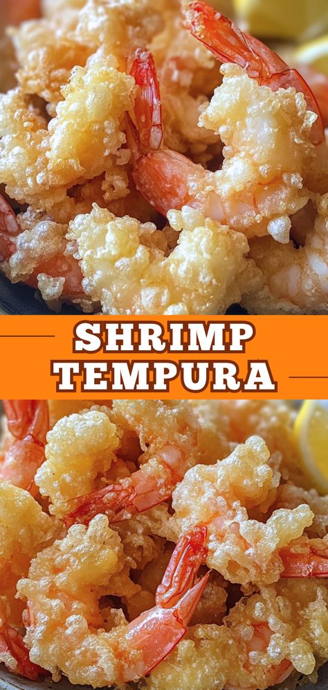 Shrimp Tempura Tempura Flour Recipe, Sushi Recipes Shrimp Tempura, Golden Shrimp Recipe, Shrimp Tempura Recipe, Boom Boom Shrimp, Tempura Dipping Sauce, Veggie Tempura, Shrimp Batter, Best Oil For Frying