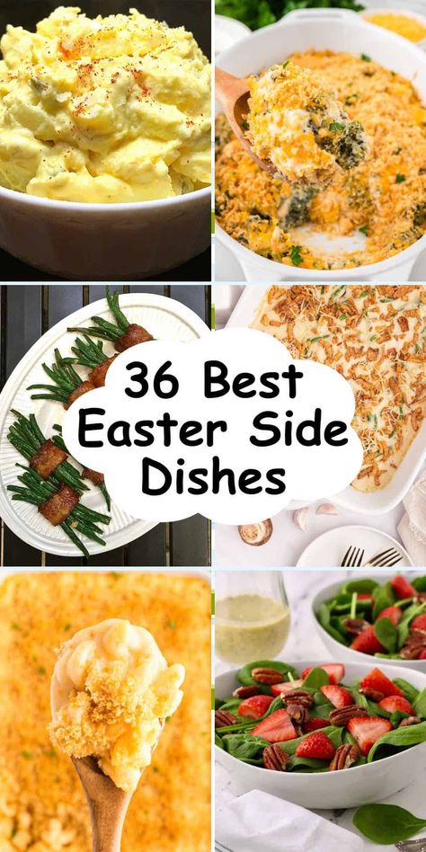 Check out 36 of my most popular Easter Side Dish Recipes and Menu Ideas for 2024. These menu ideas are the best of the best; they are irresistibly delicious and kid-friendly, most can be made ahead, and they are all perfect for your Easter celebration whether it's an Easter Brunch, Easter Lunch, or Easter Dinner. Easter Dinner Side Dishes, Easter Dinner Sides, Easter Dinner Ideas, Easter Side Dishes Recipes, Easter Sides, Easter Dinner Menus, Easter Side Dishes, Easter Dishes, Easter Dinner Recipes