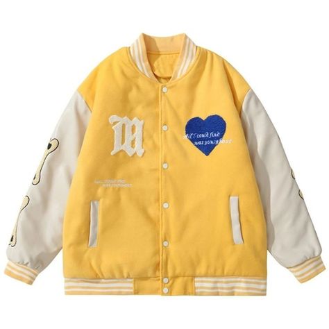 Grunge Summer Outfits, Embroidery Heart, Hip Hop Fashion 90s, Luxury Jacket, Top Streetwear Brands, Streetwear Jackets, Aelfric Eden, Embroidery Hearts, Varsity Jackets