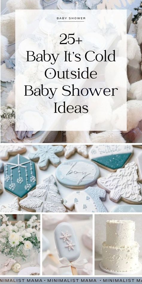 On the hunt for cute Baby Its Cold Outside baby shower ideas? Baby showers are such a precious occasion and this Baby Its Cold Outside theme is the perfect classic, nostalgic pick when it comes to cute winter baby shower themes. From Baby Its Cold Outside baby shower decor ideas to cakes and cookies and beyond - you'll love these sweet ideas for baby shower parties - great for both girl baby showers or a boy baby shower. SAVE to your baby showers board for later! (February baby shower ideas) Baby Its Cold Outside Cake Ideas, Winter Baby Shower Desserts, Baby Boy Shower Ideas Themes Winter, Baby Its Cold Outside Baby Shower Theme, Winter Baby Boy Shower Ideas, Winter Baby Shower Ideas Themes, Baby It’s Cold Outside Shower Theme, Winter Baby Shower Food Ideas, Winter Wonderland Baby Shower Boy