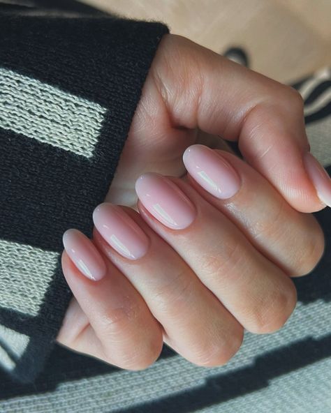 Short Round Nails Ideas, Round Nails Ideas, Pink Nail Ideas, Classic Nail Designs, Short Round Nails, Subtle Nail Art, Milky Pink, Milky Nails, Nail Care Tips