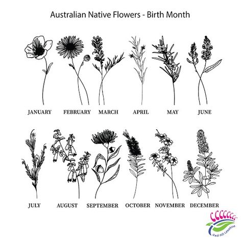 Australia Tattoo, October Birth Flower, Grandma Tattoos, March Birth Flower, October Birth Flowers, July Birth Flower, November Birth Flower, March Birth Flowers, May Birth Flowers