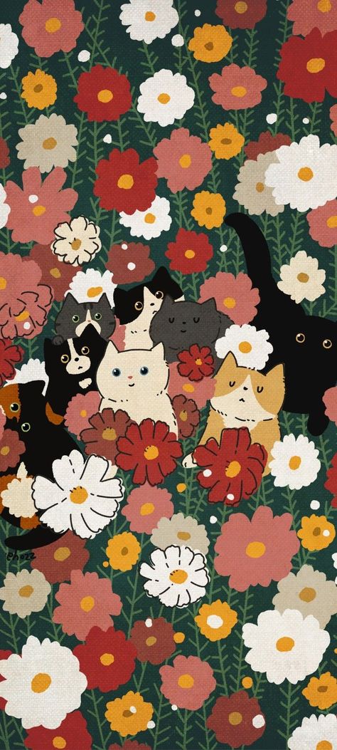 Art Mignon, Phone Wallpaper Patterns, Arte Inspo, Cute Patterns Wallpaper, Pastel Wallpaper, Kawaii Wallpaper, Cat Wallpaper, Anime Scenery Wallpaper, Cute Backgrounds