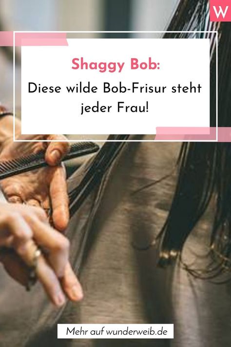 Bob-Frisuren gehören zu den beliebtesten Haarschnitten. Ganz vorne dabei ist in diesem Jahr der lässige Shaggy Bob! Was die coole Trend-Frisur kann und wem sie steht, erfährst du hier. #shaggybob #frisur #bob Collage mit Wunderweib.de und iStock/eclipse_images Shaggy Bob, Ecards, Memes, Movie Posters, Beauty