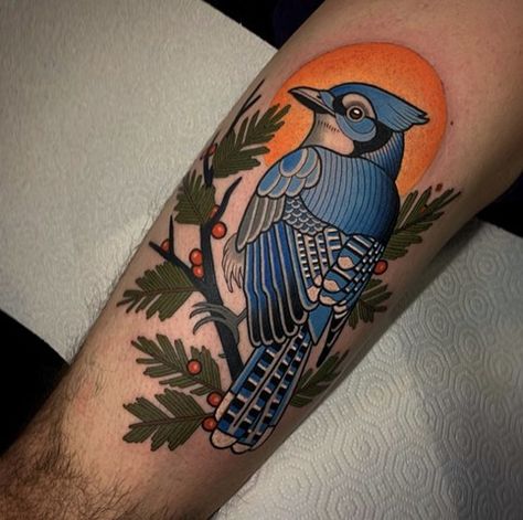 Traditional Hedgehog Tattoo, Stay Humble Tattoo, Humble Tattoo, Blue Jay Tattoo, Jay Tattoo, Hedgehog Tattoo, Cardinal Tattoos, Traditional Tattoo Inspiration, Tattoos To Cover Scars