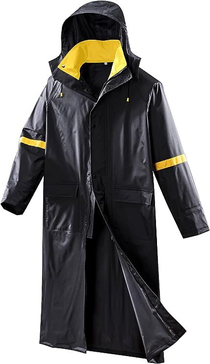 Rain Coat .EI Sonador Classic Rain Suits for Men Breathable Rain Gear for Waterproof work, Hooded Coats Jacket and Pants Weather Application, Rain Coats, Rain Suits, Coats For Men, Rain Suit, Road Construction, Rain Gear, Rain Jacket, For Men