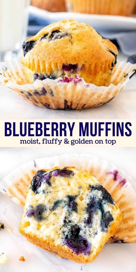 Blueberry Muffin Recipe Easy, Vegan Blueberry Muffins, Patisserie Vegan, Easy Blueberry Muffins, Best Blueberry Muffins, Vegan Blueberry, Muffin Recipes Blueberry, Healthy Vegan Snacks, Easy Blueberry