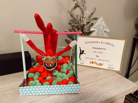 Elf Activities, Diy Birthday Gifts, Shelf Ideas, Diy Birthday, On The Shelf, Elf On The Shelf, Dragon Ball Z, Gymnastics, Dragon Ball