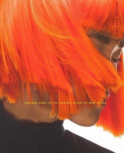 Hair Color Asian, Hair Color Orange, Super Hair, Orange You Glad, Orange Aesthetic, Orange Hair, New Ideas, Art Direction, Orange Color