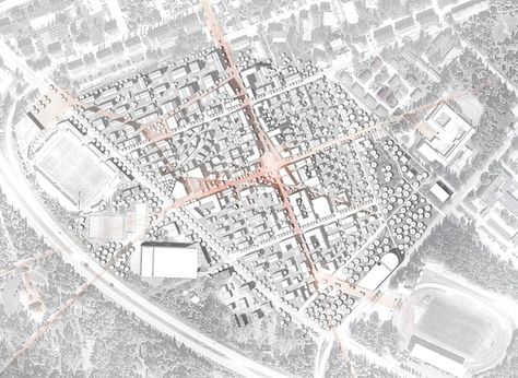 Urban Mapping, Architecture Site Plan, Urban Design Diagram, Urban Analysis, Urban Design Graphics, Henning Larsen, Urban Design Plan, Site Analysis, Concept Diagram