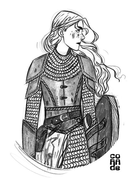 Chainmail by Corade.deviantart.com on @DeviantArt Chainmail Drawing Reference, Knight Drawing Aesthetic, Chainmail Illustration, How To Draw Chainmail, Chainmail Drawing, Female Chainmail, Knight Drawing Reference, Chainmail Knight, Knight Chainmail