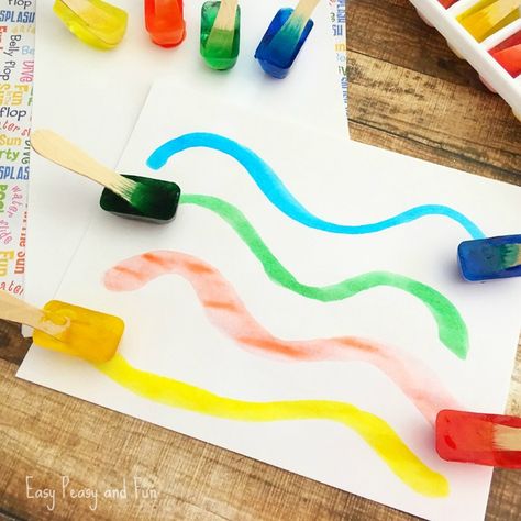 If you’re looking for a fun summer activity that will cool your kids you have to try painting with ice! Make a batch of ice paints for your kids and let them get super creative while keeping cool at the same time. Painting With Ice – Make your own ice paint What you need 1 … Painting With Ice, Ice Cube Painting, Summer Art Activities, Ice Painting, Summer Arts And Crafts, Fun Summer Crafts, Fun Summer Activities, Summer Activity, Summer Crafts For Kids