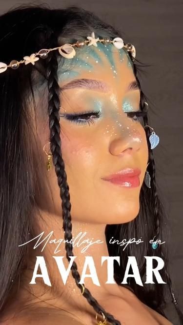 Costumes Carnaval, Avatar Makeup, Avatar Halloween, Carnaval Costume, Pretty Halloween Costumes, Pretty Halloween, Makeup Easy, Halloween Makeup Inspiration, Trendy Halloween Costumes