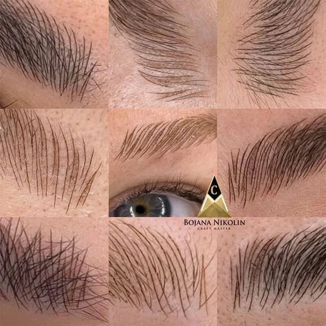 Improve Your Microblading Strokes - 3 Special Tricks Microblading Strokes Pattern, Microblading Strokes, Phibrows Microblading, Microblading Practice Strokes, Microblading Healing Stages, Eyebrow Before And After, Microblading Healing Process, What Is Microblading, Microblading Eyebrows