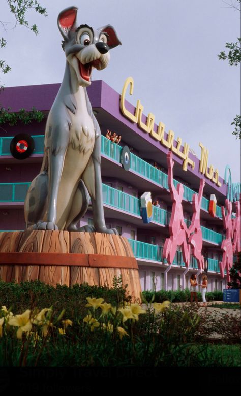 Disney's Pop Century Resort, Disney Resort Aesthetic, Disney Pop Century Resort, Resort Exterior, Disney Value Resorts, Pop Century Resort, Pop Century, Disney Resort Hotels, Disney World Hotels