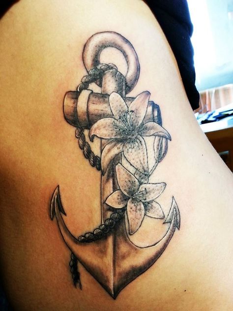 Anchor lily, Joker, Tupac, old plan, astrophysics Anchor Flower Tattoo, Anchor Flower, Wife Tattoo, Lion Head Tattoos, Lilly Flower, Mushroom Tattoos, Anchor Tattoos, Angel Tattoo Designs, Body Tattoo