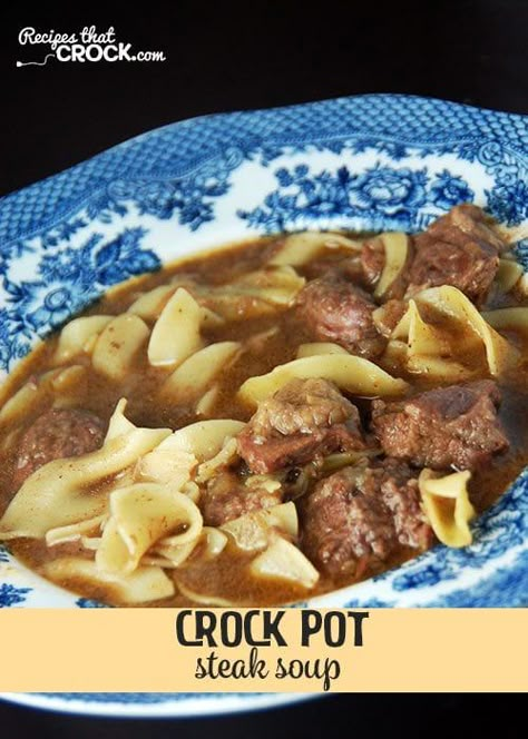 Leftover London Broil, Steak Soup Recipes, Crock Pot Steak, Crockpot Steak Recipes, Steak Soup, Slow Cooker Steak, Crockpot Steak, Leftover Steak, Potato Stew