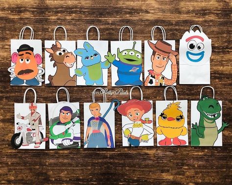 Toy Story Candy Bags, Toy Story Birthday Party, Toy Story Birthday, Toy Story Party, Candy Bags, Party Bags, Favor Bags, Goodie Bags, Treat Bags