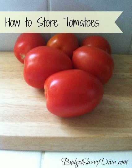 Excess cold can cause the delicate tomatoes to break down and they will end up tasteless.  Store tomatoes on the kitchen counter in a single layer. Avoid direct sunlight. Ripe tomatoes will last about 3-4 days. Store Tomatoes In The Fridge, How To Store Tomatoes In The Fridge, Fridge Tips, Store Tomatoes, How To Store Tomatoes, Rice Diet, Produce Storage, Fabric Softener Sheets, Jam And Jelly