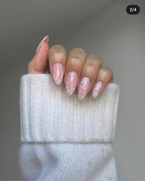 Oval Winter Nails, Hair Jazz, Bridesmaid Nails, Bridesmaids Nails, Nagel Design, Ideas For Nails, Happy Nails, Formal Nails, Cute Gel Nails