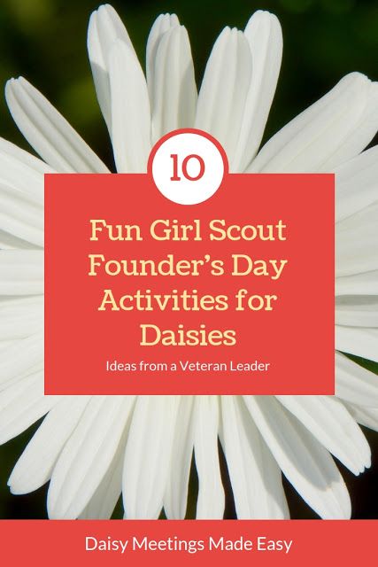 10 Fun Girl Scout Founder's Day Activities for Daisies Girl Scout Founders Day Activities, Juliette Gordon Low Birthday Activities, Juliette Gordon Low Activities, Juliette Gordon Low Birthday Party Ideas, Daisy Girl Scouts Activities, Birthday Event Ideas, Girl Scout Daisy Activities, Juliette Gordon Low, Girl Scout Troop Leader