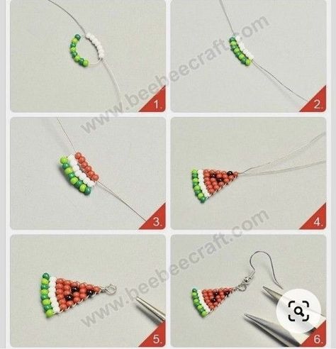 Diy Earrings Dangle, Beads Craft Jewelry, Pony Bead Patterns, Seed Bead Pattern, Bracelet Craft Diy, Beaded Bracelets Tutorial, Bead Charms Diy, Seed Bead Patterns, Diy Bracelets Patterns