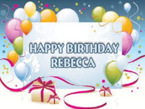 Happy Birthday Rebecca, Happy Birthday Special, Happy Birthdays, Birthday Special, Autumn Scenery, Birthday Cake, Happy Birthday, Birthday, Quick Saves