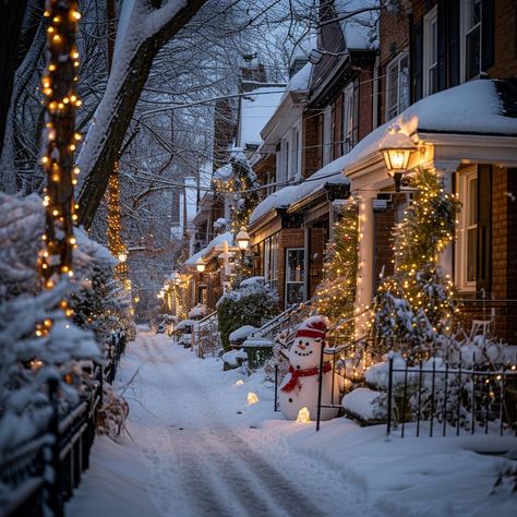 Free Winter Evening Glow Image | Download at StockCake Winter Evening Aesthetic, Christmas Neighborhood, Christmas Promo, Christmas Romance, Christmas Scenery, Christmas Town, Winter Scenery, Christmas Porch, Winter Wonder