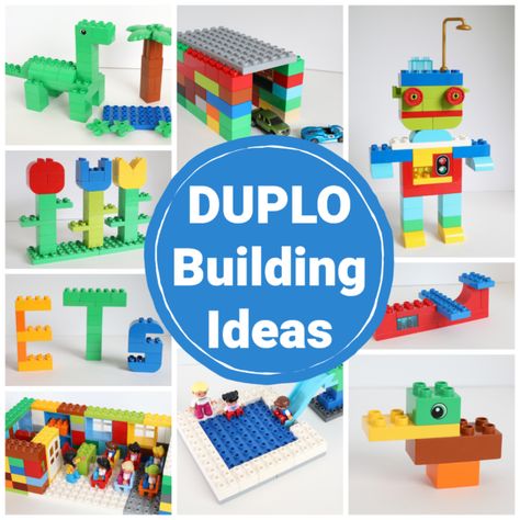 Duplo Building Ideas, Lego Duplo Building Ideas, Lego Duplo Sets, Cool Things To Build, Lego Challenge, Lego Education, Construction Lego, Lego Activities, Lego Blocks