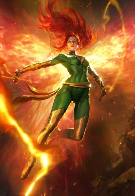 Jean Grey Xmen, Phoenix Marvel, Marvel Jean Grey, Jean Grey Phoenix, Phoenix Art, Marvel Characters Art, Female Superhero, Comic Book Artwork, Dark Phoenix