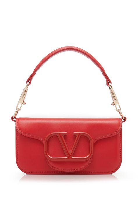 Valentino Garavani Loco Small Leather Shoulder Bag by VALENTINO for Preorder on Moda Operandi Valentino Resort, Vogue Editors, Braided Bag, Prada Re Edition, Chanel Boutique, Vogue Us, Valentino Women, Mini Handbags, Small Shoulder Bag