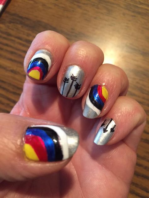 Archery Archery Nails, Archery, Hair And Nails, Art Ideas, Nail Designs, Nail Art, Nails, Makeup, Hair