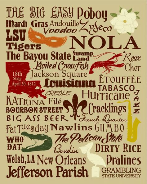 Louisiana art Cajun Sayings Louisiana, Louisiana Decor Home, Louisiana Clipart, Cajun Decor, Cajun Kitchen, Louisiana Decor, Louisiana Culture, Louisiana Creole, Louisiana Mardi Gras