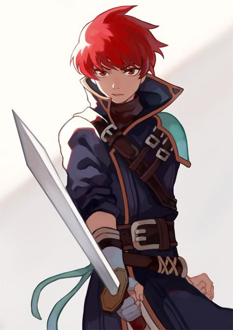 Raven Fire Emblem Gba, Roy Fire Emblem, Video Game Aesthetic, Fire Emblem Fanart, Game Aesthetic, Fire Emblem Characters, Elsword, Mega Man, Awesome Anime