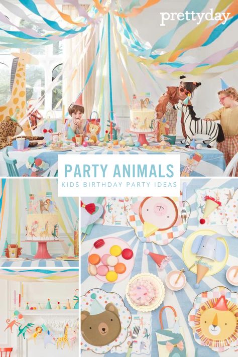 Party Animals Birthday Invitation, Part Animal Birthday, Animal Birthday Party Activities, Animal Parade Party, Calling All Critters Birthday Party, Party Animal Party Favors, Animal Parade Birthday Party, Party Animal Birthday Theme Decoration, Calling All Party Animals Birthday Theme