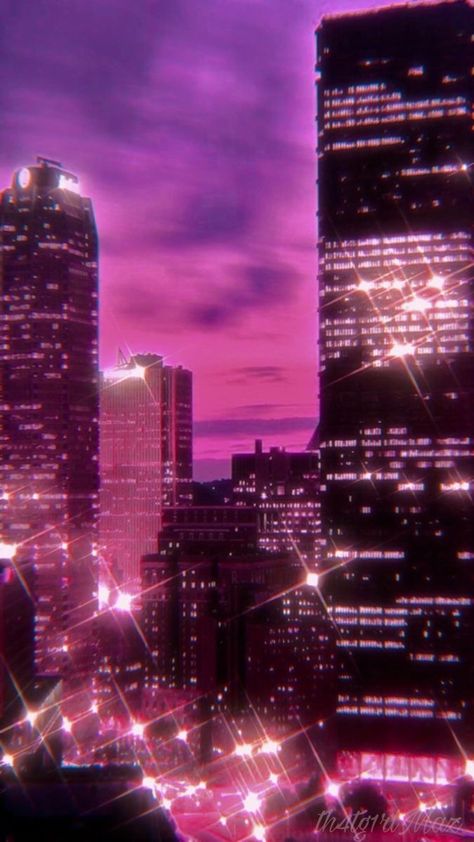 Neon Pink Anime Wallpaper, Pink City Aesthetic Night, Pink Aethstetic, Pink City Aesthetic, Trashy Aesthetic, City Skyline Night, Pink Neon Wallpaper, Cityscape Wallpaper, Iphone Wallpaper Stills