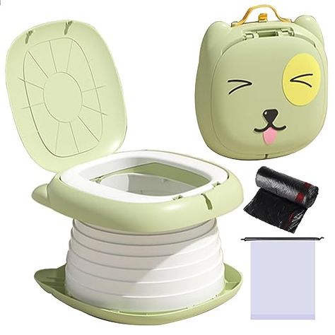 Toilet For Kids, Toddler Toilet Seat, Toddler Toilet, Travel Potty, Potty Training Toilet, Portable Potty, Kids Toilet, Indoor Outdoor Bathroom, Car Activities